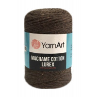 Macrame Cotton Lurex (упаковка 4 шт) Цвет 736 коричневый с бронзовым люрексом