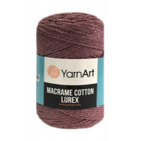 Macrame Cotton Lurex (упаковка 4 шт) Цвет 743 сухая роза