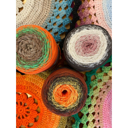Пряжа для вязания YarnArt Macrame Cotton Spectrum (упаковка 4 шт)