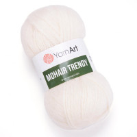 Mohair Trendy  Цвет 1003 молочный