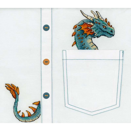 Набор для вышивания В-252 Благородный дракон