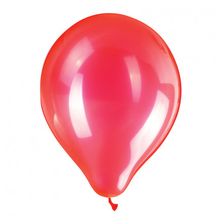 Шары воздушные ZIPPY (ЗИППИ) 10" (25 см), комплект 50 шт., неоновые красные, в пакете, 104183 (арт. 104183)