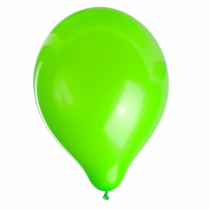 Шары воздушные ZIPPY (ЗИППИ) 10" (25 см), комплект 50 шт., неоновые зеленые, в пакете, 104184 (арт. 104184)
