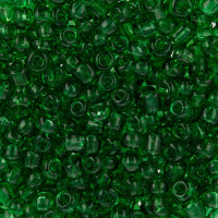 Zlatka GR Бисер GR 11/0 (0001-0021А) 10 г №0007B т.зеленый 