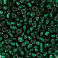 Zlatka GR Бисер GR 11/0 (0021-0056) 10 г №0053A т.зеленый 