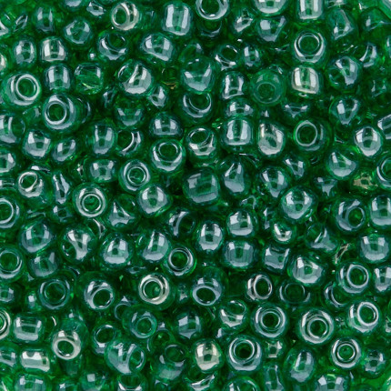 Бисер GR 11/0 (0101-0121А) 10 г №0107B т.зеленый (арт. GR)