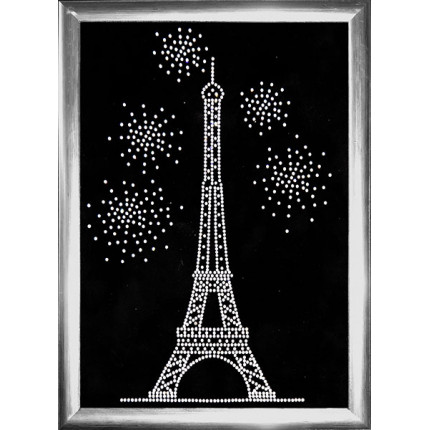 Набор для вышивания 019 Набор для аппликации стразами «Золотое Руно» ХК-019 Праздник в Париже