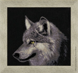 Набор для вышивания ДЖ-015 Набор для вышивания «Золотое Руно» ДЖ-015 Серый волк