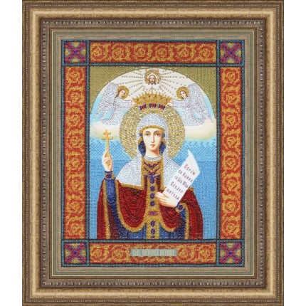 Набор для вышивания «Золотое Руно» РТ-032 Икона Святой Великомученицы Параскевы Пятницы (арт. РТ-032)