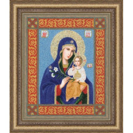 Набор для вышивания «Золотое Руно» РТ-045 Икона Божией Матери Неувядаемый цвет (арт. РТ-045)