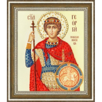 Набор для вышивания «Золотое Руно» РТ-117 Икона Святого Великомученика Георгия Победоносца (арт. РТ-117)