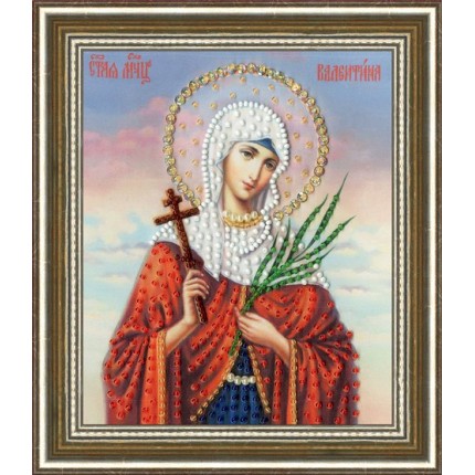 Набор для вышивания «Золотое Руно» РТ-140 Икона Святой Мученицы Валентины (арт. РТ-140)