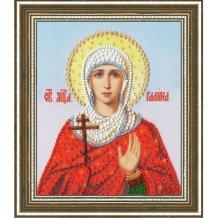Набор для вышивания «Золотое Руно» РТ-143 Икона Святой Мученицы Галины (арт. РТ-143)