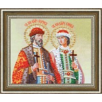 Золотое руно РТ-147 Набор для вышивания «Золотое Руно» РТ-147 Икона Святых Князей Бориса и Глеба 