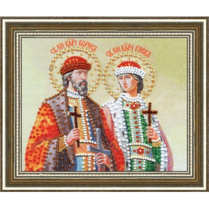 Набор для вышивания «Золотое Руно» РТ-147 Икона Святых Князей Бориса и Глеба (арт. РТ-147)