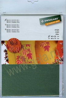 Канва в упаковке Stern-Aida 14, цвет №626, 100% хлопок (арт. 3706/626)