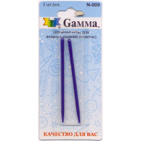 Gamma N-009 Иглы для сшивания вязаных изделий (пластик), 2 шт 