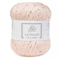 Lucido хлопок с пайетками Цвет 80036 бледно-розовый