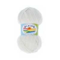 Alpaca Trenza Цвет 01 белый (натуральный)
