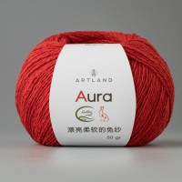 Aura Rabbit Wool Цвет 65 красный