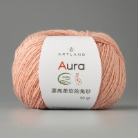 Aura Rabbit Wool Цвет 107 лососевый