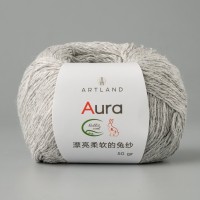 Aura Rabbit Wool Цвет 118 светло-серый твид