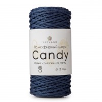 Полиэфирный шнур Candy 3мм Цвет 06 синий