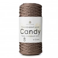 Полиэфирный шнур Candy 3мм Цвет 10 кофейный