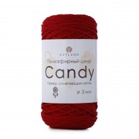 Candy полиэфирный шнур 3мм Цвет 153 красный
