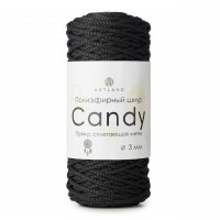 Полиэфирный шнур Candy 3мм Цвет 21 черный