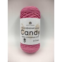 Candy полиэфирный шнур 3мм Цвет 105 розовый