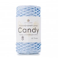 Полиэфирный шнур Candy 3мм Цвет 42 бледно-голубой