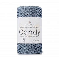 Полиэфирный шнур Candy 3мм Цвет 43 джинсовый темный