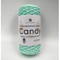 Candy полиэфирный шнур 3мм Цвет 70 нежная мята