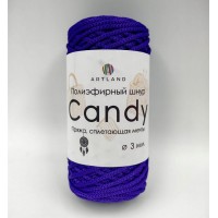 Candy полиэфирный шнур 3мм Цвет 71 фиолетовый