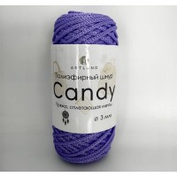Candy полиэфирный шнур 3мм Цвет 74 лаванда