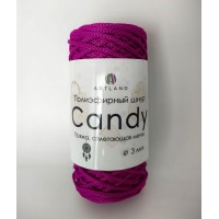 Candy полиэфирный шнур 3мм Цвет 76 фуксия