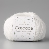 Cascade Rabbit Wool & lurex Цвет 12 белый