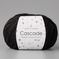 Cascade Rabbit Wool & lurex Цвет 13 черный