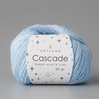 Cascade Rabbit Wool & lurex Цвет 18 голубой