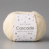 Cascade Rabbit Wool & lurex Цвет 81 кремовый