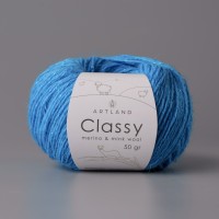 Classy 50г, 240м с пайетками Цвет 26 ярко-голубой