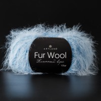 Fur Wool длинный ворс (упаковка 5 шт) Цвет 52 голубой