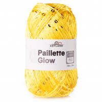 Paillette Glow нить с пайетками (упаковка 10 шт) Цвет 21 желтый