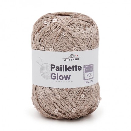 Пряжа для вязания Artland Paillette Glow нить с пайетками (упаковка 10 шт)