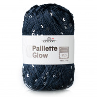 Paillette Glow нить с пайетками (упаковка 10 шт) Цвет 64 темно-синий