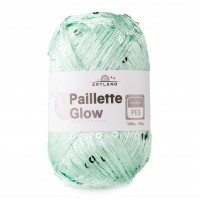 Paillette Glow нить с пайетками Цвет 35 мята
