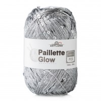 Paillette Glow нить с пайетками (упаковка 10 шт) Цвет 57 стальной
