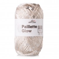 Paillette Glow нить с пайетками Цвет 58 камень