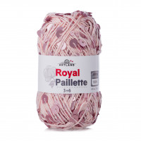 Royal Paillette хлопок 100% с пайетками 3мм и 6 мм Цвет 045 светло-розовый
